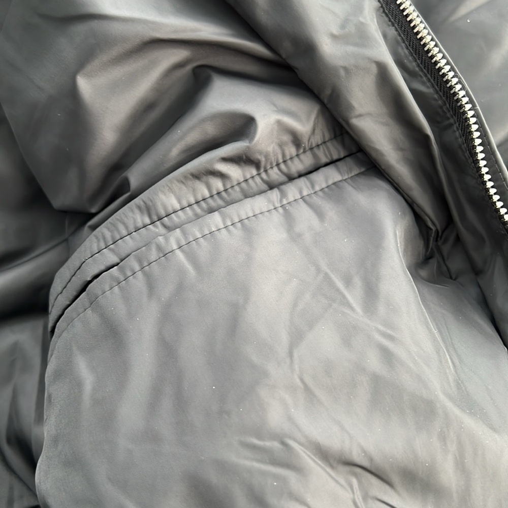 Madewell NWT Bomber Puffer Jacket Black - Picture 6 of 9
